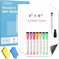 4PCS Small Magnetic Dry Erase Board Sheet for Refrigerator, Fridge Whiteboard fo Whiteboard price