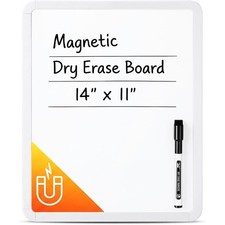Double Sided Tape Mini White Board 14x11 Inches Black Dry Erase Marker Included Whiteboard price