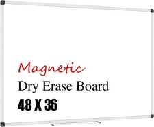 XBoard Magnetic Whiteboard 48 x 36, White Board 4 x 3, Dry Erase Board with Deta Whiteboard price