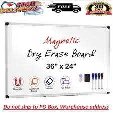 36 X 24 inches Magnetic Dry Erase Board with Aluminum Frame, Whiteboard Whiteboard price