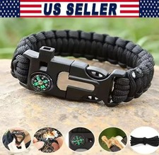Compass Bracelet With Flint Seven Core Paracord Bracelet Inginiter Outdoor Tool Compass price