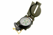 1 PC Lensatic Compass Military Camping Hiking Army Style Widely Use Portable Compass price