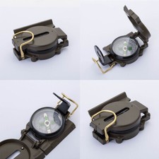 US 1 Pack Metal Pocket Army Style Compass Military Outdoor Adjustable luminous Compass price