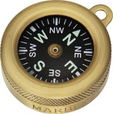 Marbles Pocket Compass Revolving Black Face With Luminous Dial Compact Brass Compass price