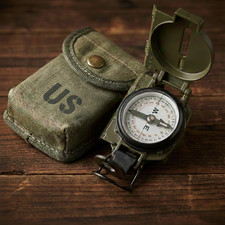 Cammenga Model 3h Tritium Lensatic Compass Olive Drab US Military Issue Pouch Compass price