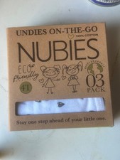Nubies Girls Soft Cotton tagless briefs , Size 4T Girls' Underwear price