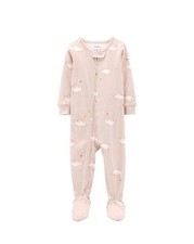 Carter's Sleep and Play Pink Swan Print Footed Pajamas Size 4T Girls' Underwear price