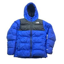 North Face Blue 550 Puffer Down Youth/junior 10/12 Jacket Used Boys' Jacket price