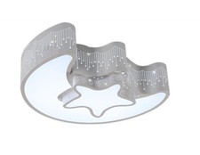 Star Moon Light Fixture Kid's Room Ceiling Lamp LED Baby Bedroom Light Fixture Baby Room Ceiling Lamp price
