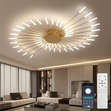 42-Light Fireworks Ceiling Light LED Flush Mount App Remote Dimmable Modern Baby Room Ceiling Lamp price