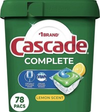 Cascade Complete Dishwasher Detergent Pods Lemon Scent 78 Count Dishwashers price