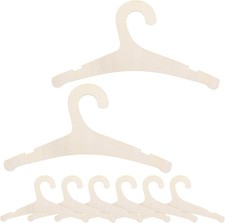 8 Pack Wooden Baby Hangers 9 Inch, Non Slip Coat Hangers for Newborn Toddler Baby Clothes Hanger price