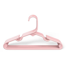 10 Pack Kids Plastic Clothes Hangers Non Slip Notched Toddler Baby Closet Rack Baby Clothes Hanger price