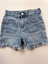 Justice Kids Denim Shorts Size 14 Girls' Shorts price