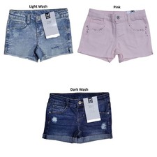 Member's Mark Girls Stretch Adjustable Waistband Denim Short Girls' Shorts price