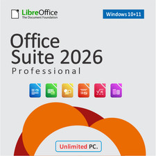 LibreOffice Software Suite 2026 Microsoft Office alternative for Win 10/11 #3 Office Software price