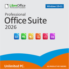 LibreOffice Software Suite 2026 Microsoft Office alternative for Win 10/11 #3 Office Software price