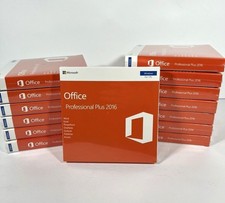 Microsoft Office 2016 Professional Plus DVD (Verified 4 PCs) +Product Key Sealed Office Software price