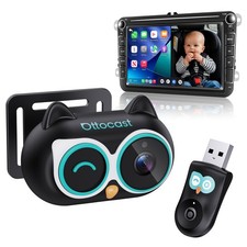 Baby Car Camera Monitor 1080P HD Night Vision Rear Seat Wireless CarPlay Adapter Baby Car Seat Adapter price
