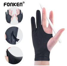 Two Finger Anti-fouling Glove For Artist Drawing & Pen Graphic Tablet Pad Drawing Pad price