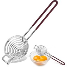 Egg Yolk White Separator Stainless Steel Sifting Filter Egg Divider Baking Tool Divider & Separator price