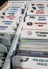 (32) TALL Sports Card Dividers with 32 FREE NFL Team Labels Set Divider & Separator price