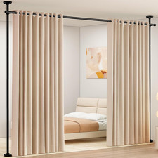 Room Divider Curtain Rod, No Drilling Room Separator for Space Partition Adjusta Divider & Separator price