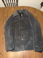 Patagonia Women's XS Gray Button Front Jacket Collared Lined Logo Short Outdoor Coat price