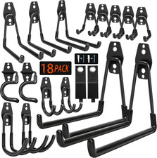18 Pack Garage Hooks Heavy Duty - Anti-Slip Coating， Garage Storage Hooks for Ha Outdoor Coat price