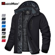 Men's Waterproof Skiing Jacket Fleece Winter Coat Outdoor Warm Jackets with Hood Outdoor Coat price
