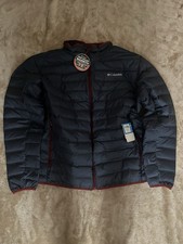 Columbia Men’s 2X Blue 650-Fill Down Insulated Full Zip Puffer Jacket Outdoor Coat price