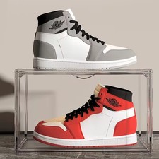 Acrylic Magnetic Front Door XL Clear Stackable Shoe Storage Box Anti-Oxidation Shoe Storage Box price