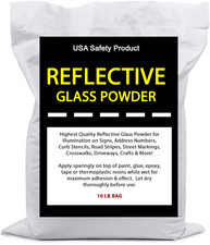 Reflective Glass Powder (10 LB) for Road Marking, Paint & Arts & Crafts Bead Paint price