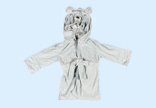 Carters Baby Boys Cotton Bath Robe Baby Blue Bear 0-9 Months Baby Bathrobe price