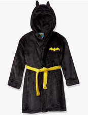 DC Comics Batman Toddler Boys Hooded Robe Size 4t - New in Package Baby Bathrobe price