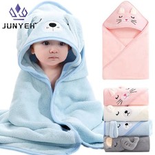 Baby Bathrobe Infant Bath Towel Boy Girl Blankets Swaddle With Hood Cartoon Baby Bathrobe price