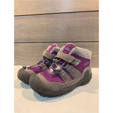 Keen Girls Knoth Chukka Boot Purple Gray Insulated Boot Size 1 Winter Waterproof Girls' Boots price