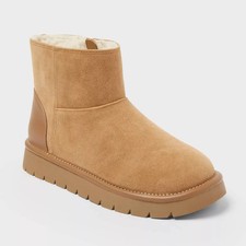 Girls' Honor Faux Suede Style Boots - Cat & Jack Girls' Boots price