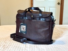 Filson Heritage Leather Original Briefcase - Ballard Brown - Made in USA Men's Briefcase price
