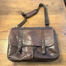 Solo Leather Satchel Laptop Commuter Briefcase Business Brown Messenger Bag Men's Briefcase price