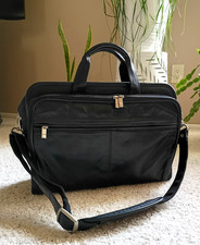 USC Black Leather Computer Bag/Briefcase  Multiple Pockets Men's Briefcase price