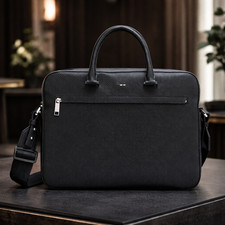 BOSS Ray Friendly Small Brief Case Black 15" Laptop Crossbody Business Bag NEW Men's Briefcase price