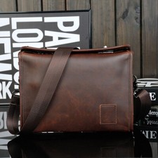 Men's Briefcase Casual Business Shoulder Bag Leather Messenger Satchel Bag Men's Briefcase price