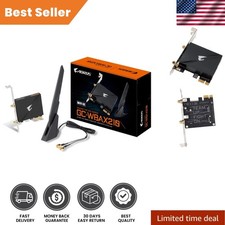 Intel WiFi 6E 2x2 PCIe Card - Fast Tri-Band WiFi & Bluetooth 5.2 Expansions USB & Firewire Products price