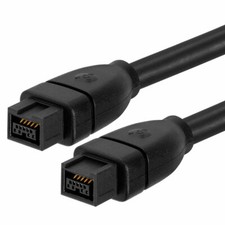 FireWire 800 BETA 9 Pin to 9 Pin Male To Male Cable 6 Feet Black FREE SHIPPING USB & Firewire Products price