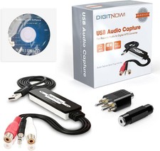 USB 2.0 Audio Capture Card Grabber Cassette Tape Vinyl to MP3 Converter USB & Firewire Products price