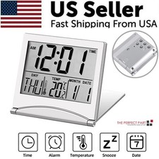Digital Travel Alarm Clock Foldable Temperature LCD Clock Compact Desk Timer New Desk Clock price