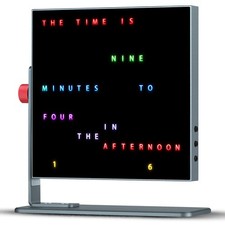 TX1 Word Clock with Spectrum Display, Desk/Table/Wall Clock Modern Home Decor Desk Clock price