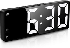 Digital Alarm Clock, [Newest] LED Alarm Clock, Large Display Desk Clock with Tem Desk Clock price