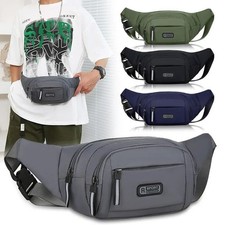 Men's Canvas Waistpack Fanny Pack Sports Outdoor Running Anti-Theft Bag Men's Sports Bag price